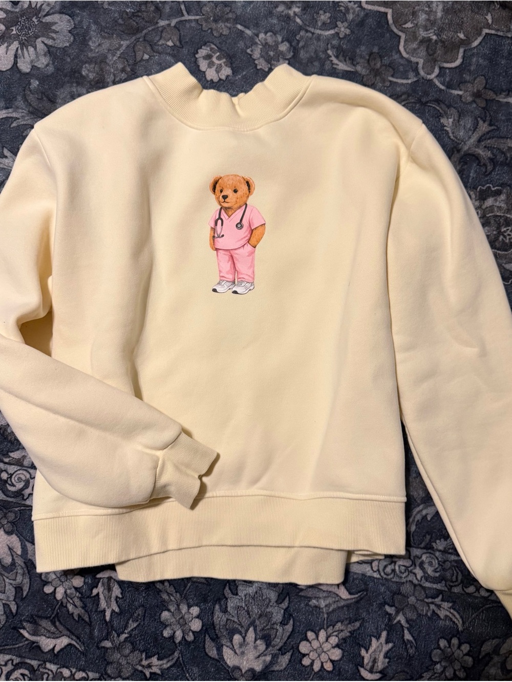 Mock neck sweatshirt